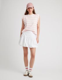 T-shirt sans manches rayé