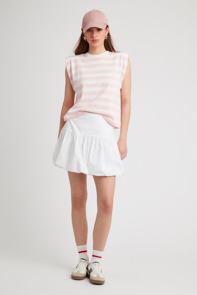 T-shirt sans manches rayé