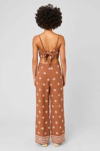 Pantalon brod&eacute;