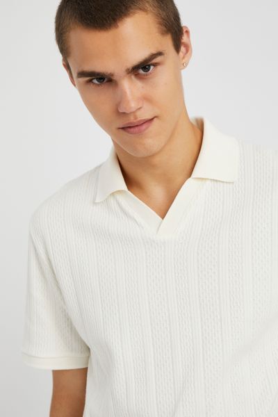 Polo maille fantaisie