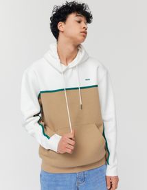 Sweat colorblock avec bande contrastée
