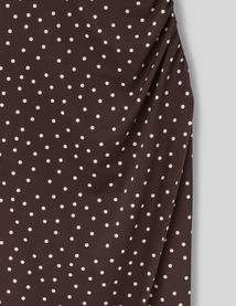 Robe longue col b&eacute;nitier