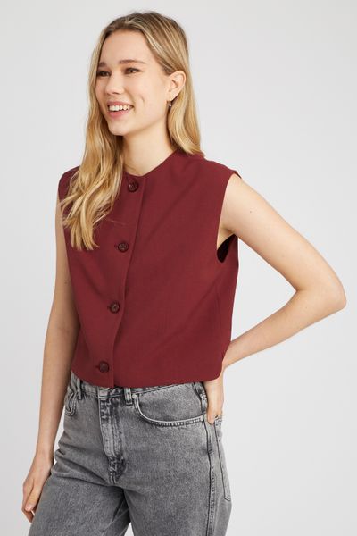 Gilet sans manches polyester recyclé