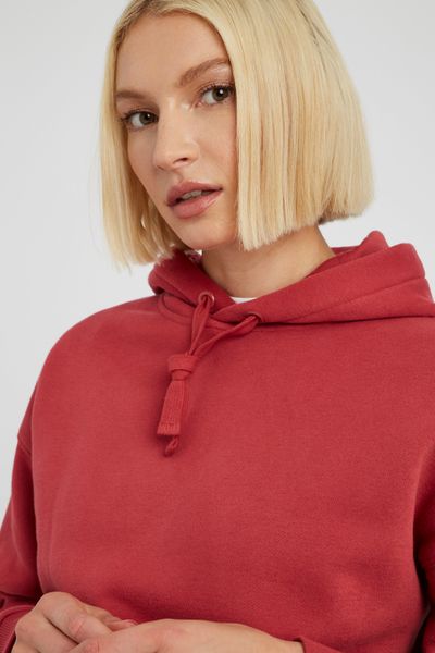 Sweat à capuche uni