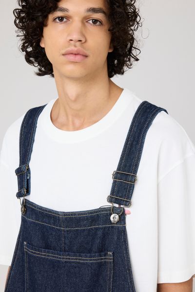 Salopette en jean brut