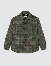Veste surchemise à carreaux