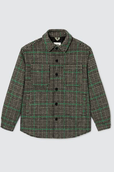 Veste surchemise à carreaux