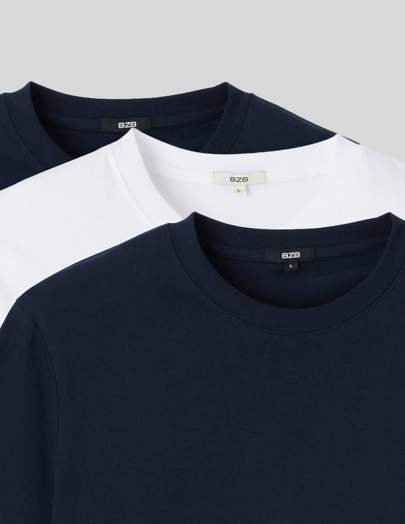 Lot de 3 basiques unis