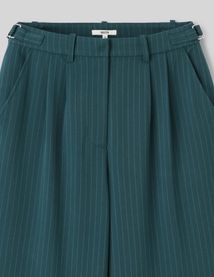 Pantalon tailleur en polyester recycl&eacute;