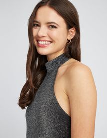 Robe longue à paillettes