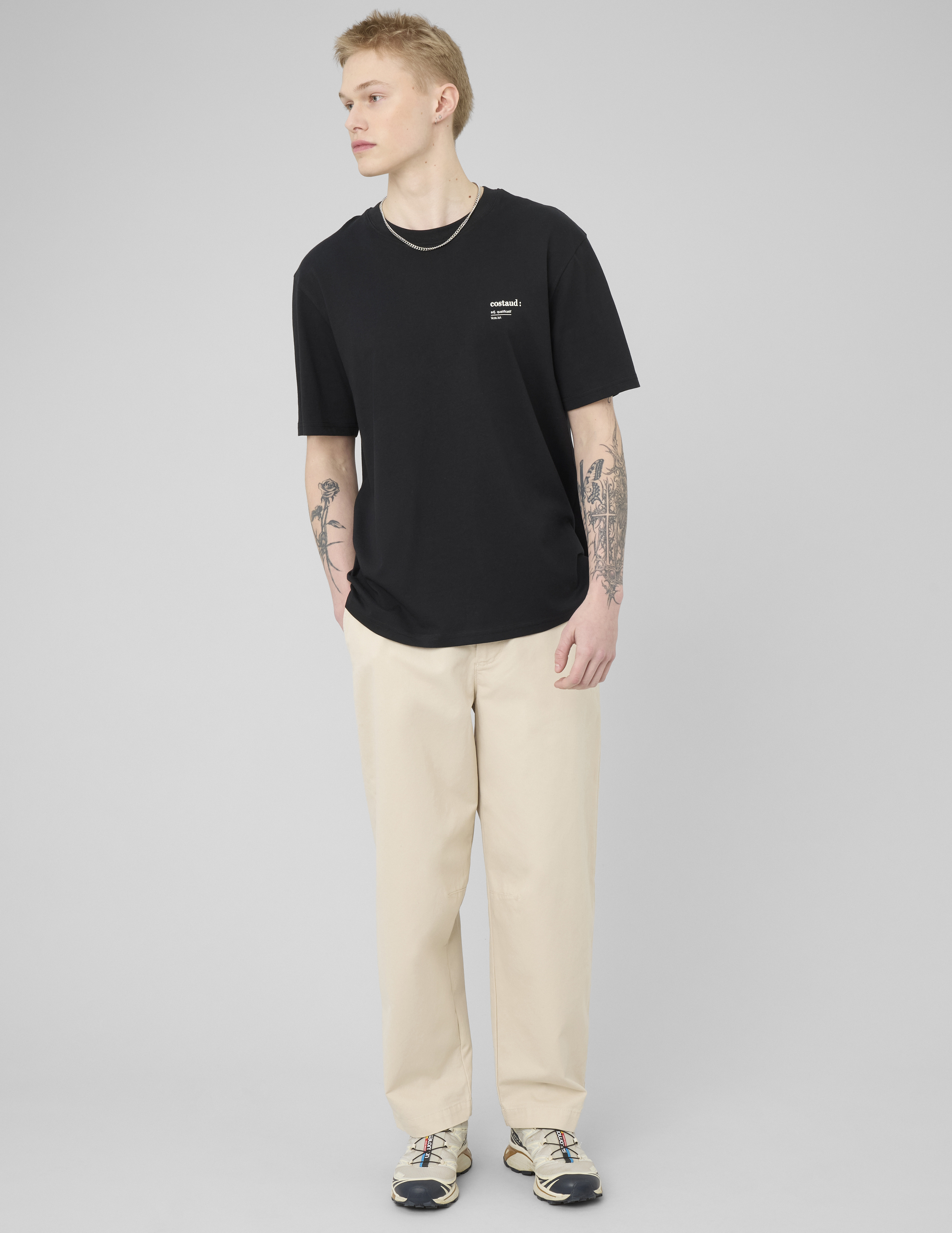 Pantalon en twill ample