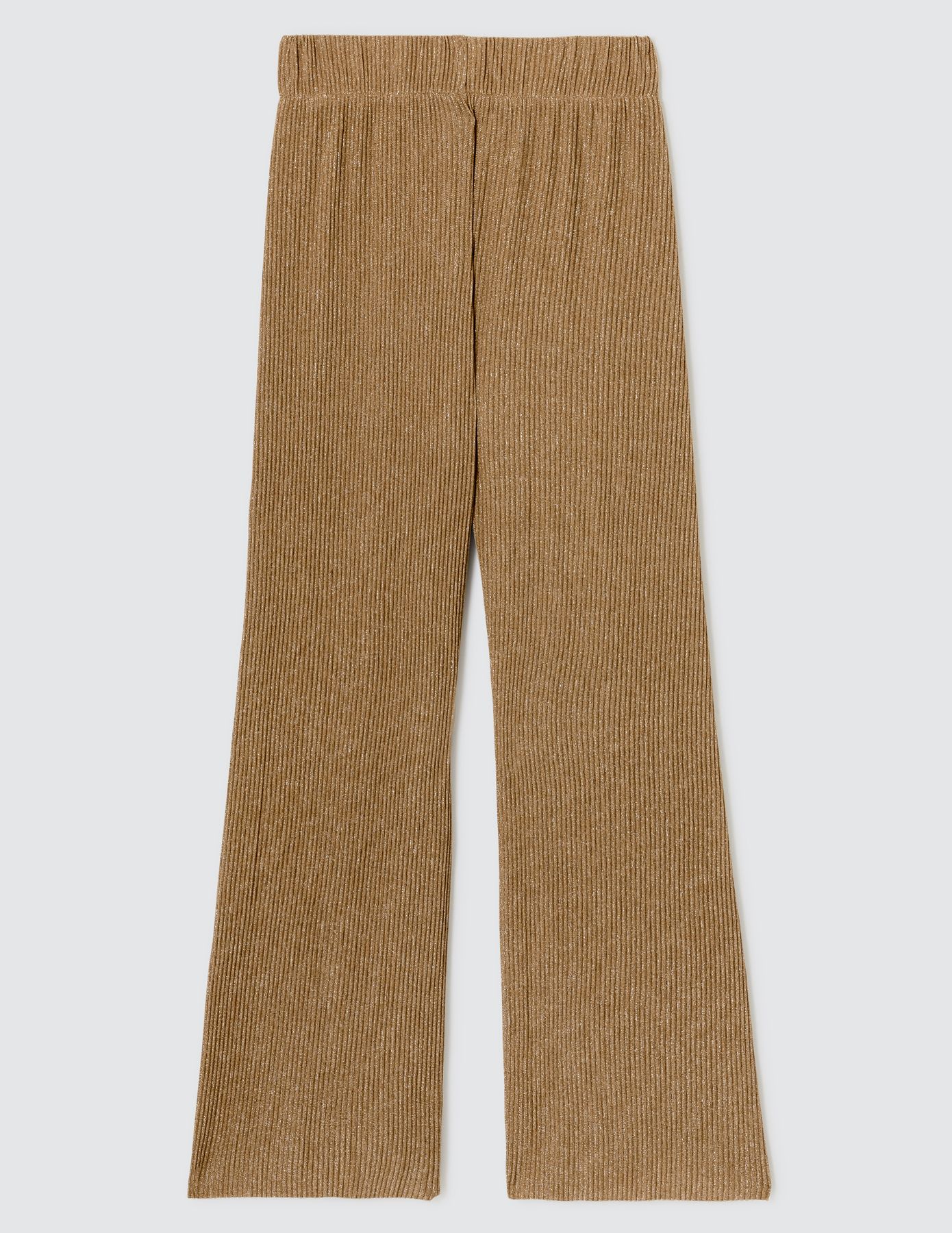 Pantalon plissé brillant