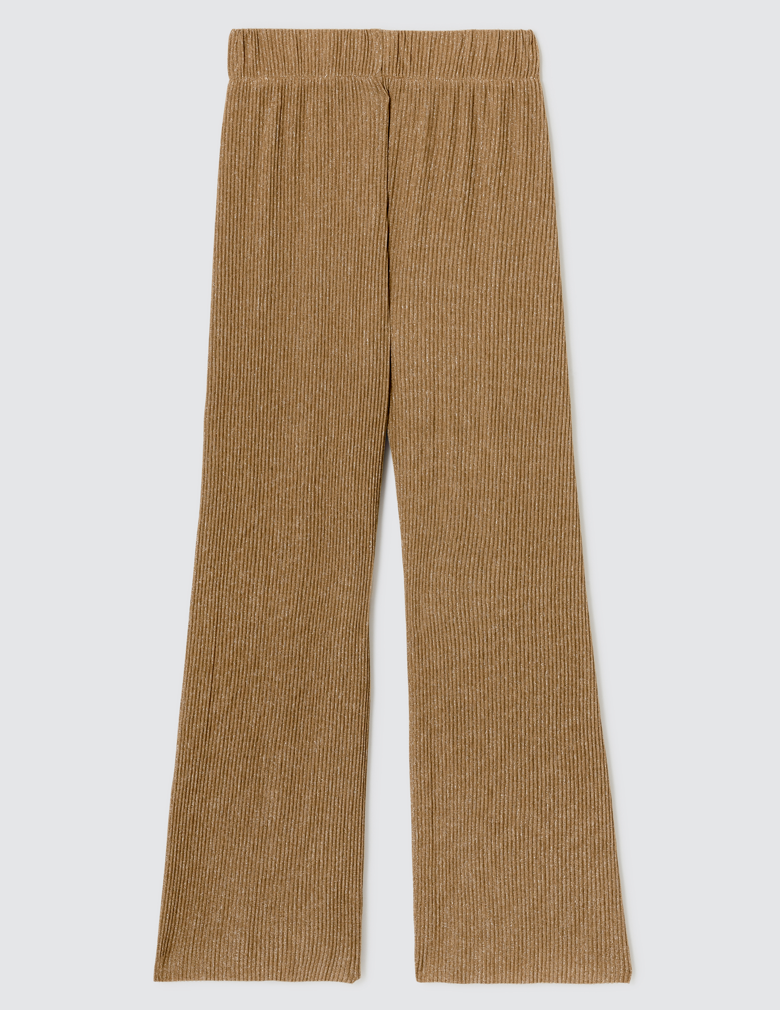 Pantalon plissé brillant