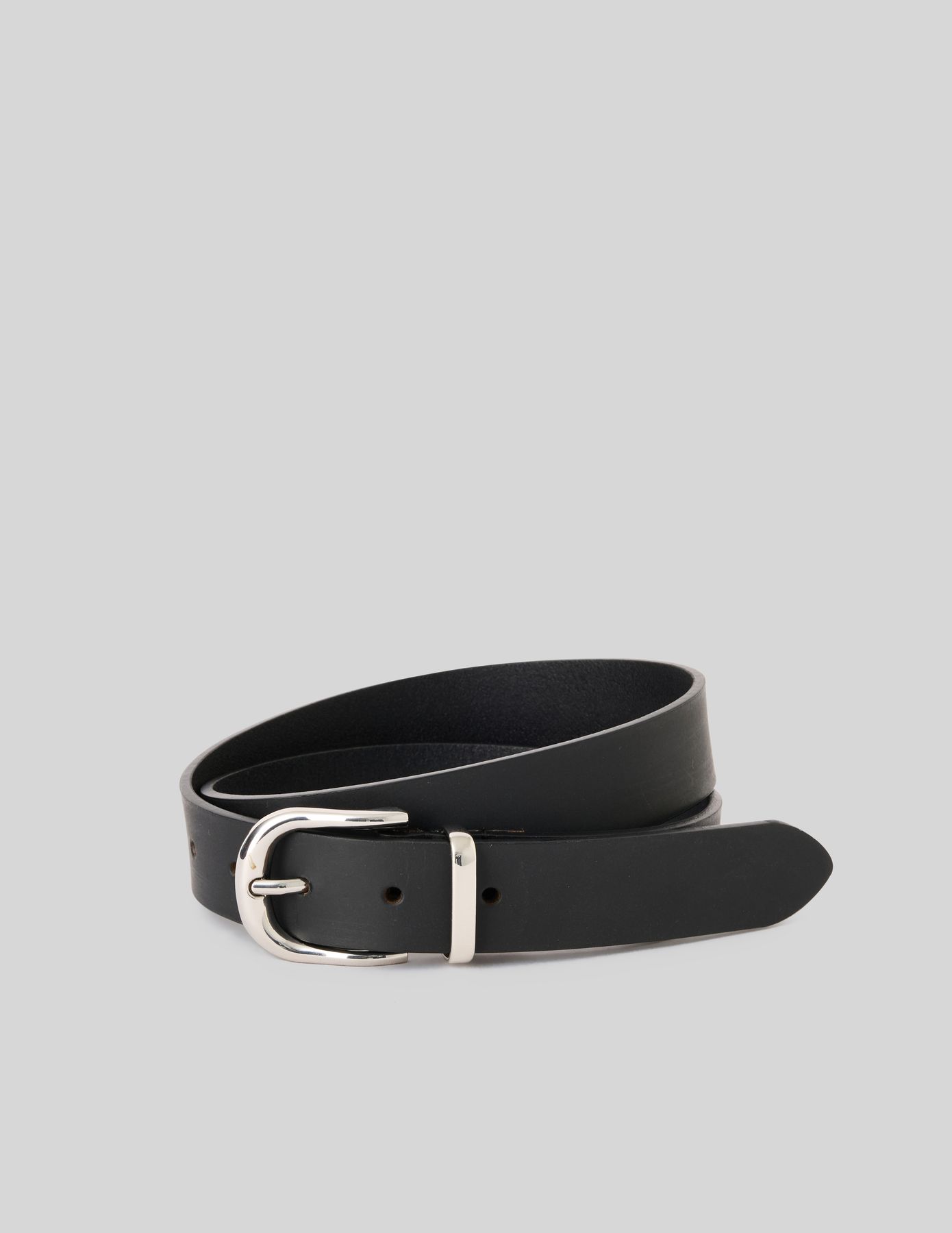 Ceinture cuir boucle métal