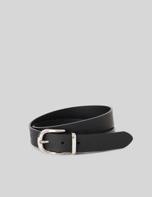 Ceinture cuir boucle métal