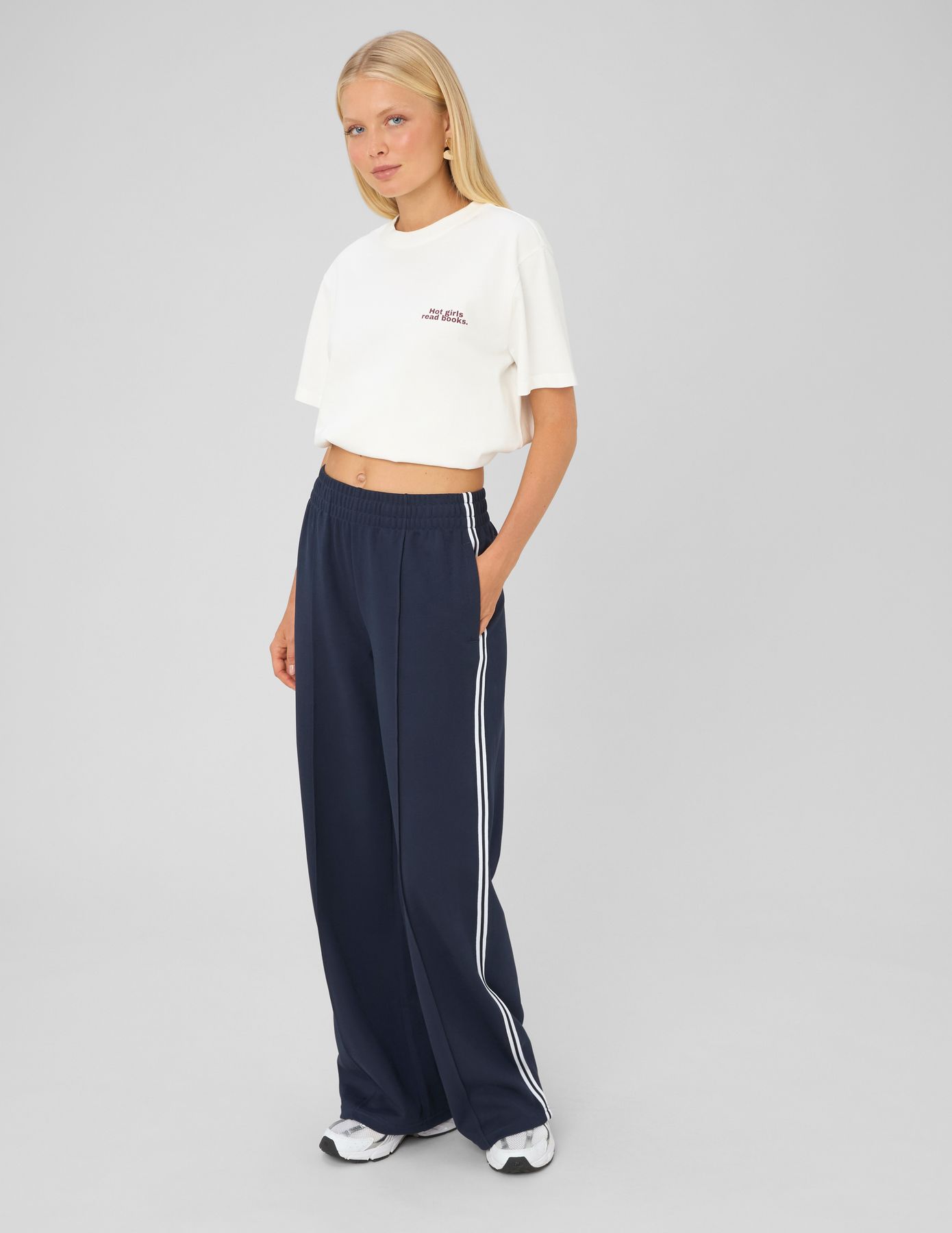 Pantalon jogging &agrave; bandes