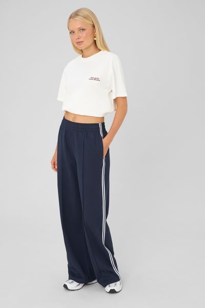 Pantalon jogging &agrave; bandes