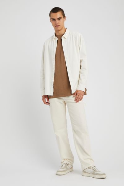 Chemise droite en velours