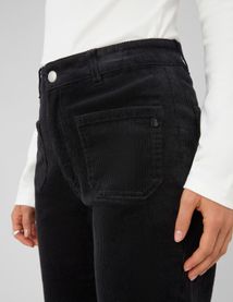 Pantalon flare velours