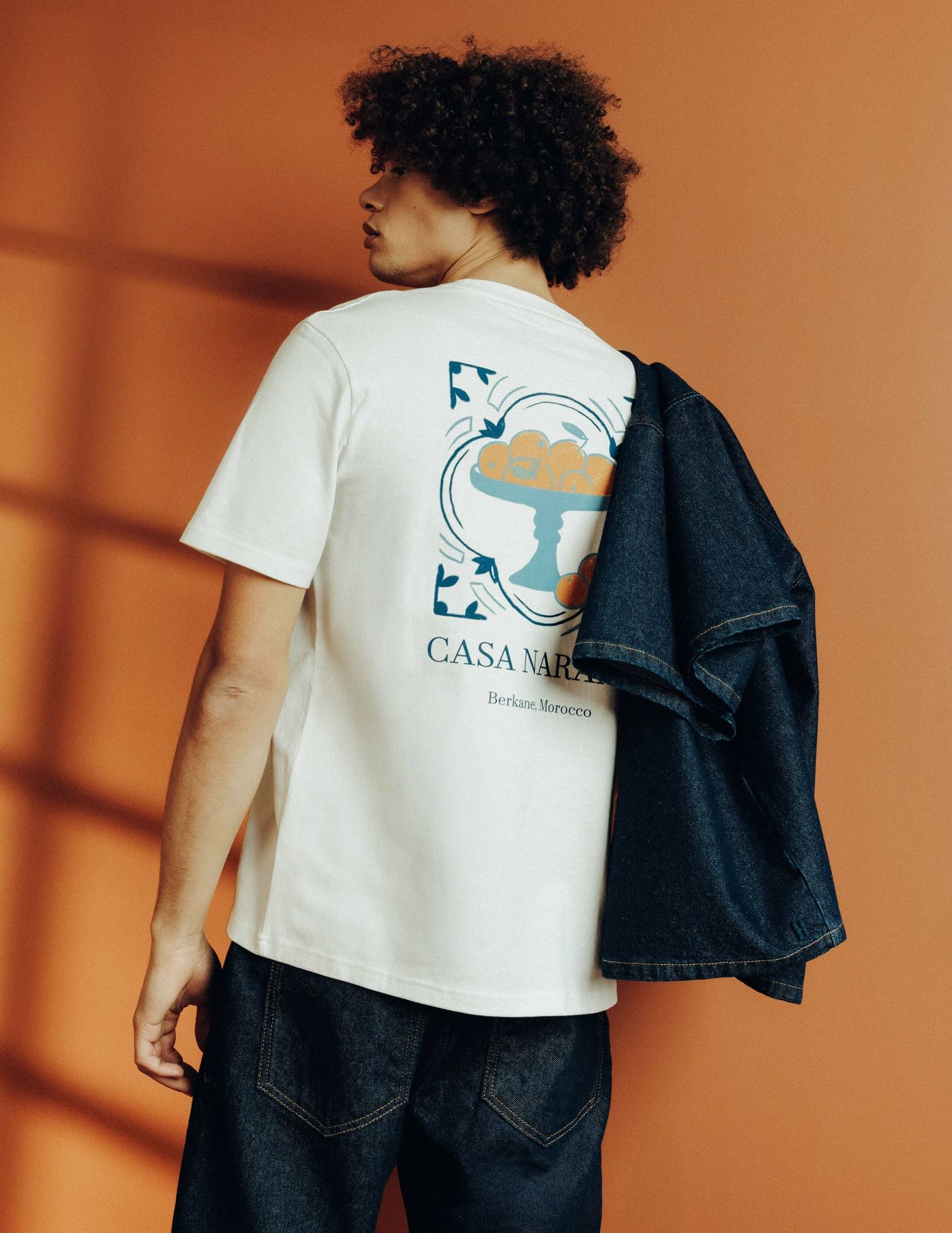T-shirt imprimé devant dos