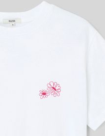 T-shirt imprim&eacute; devant / dos