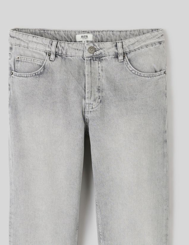 Jean relaxed gris