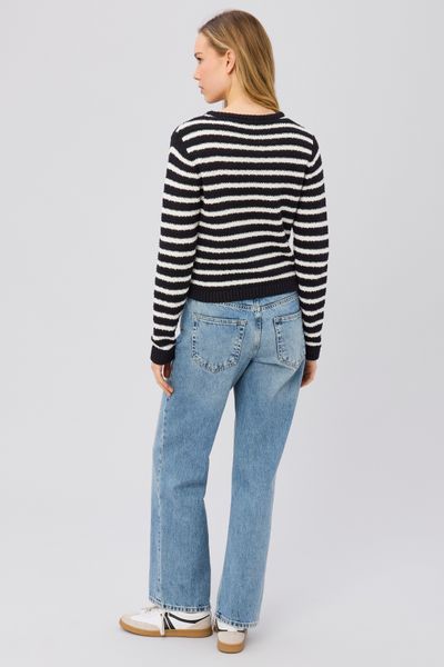 Gilet boutonn&eacute; ray&eacute;