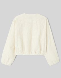 Veste boule l&eacute;g&egrave;re brod&eacute;e