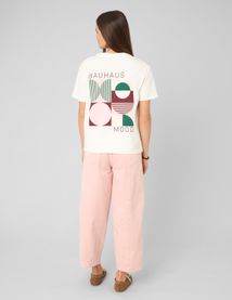 T-shirt imprim&eacute; devant / dos