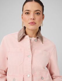 Barn jacket col velours
