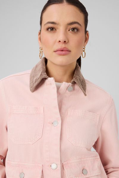 Barn jacket col velours