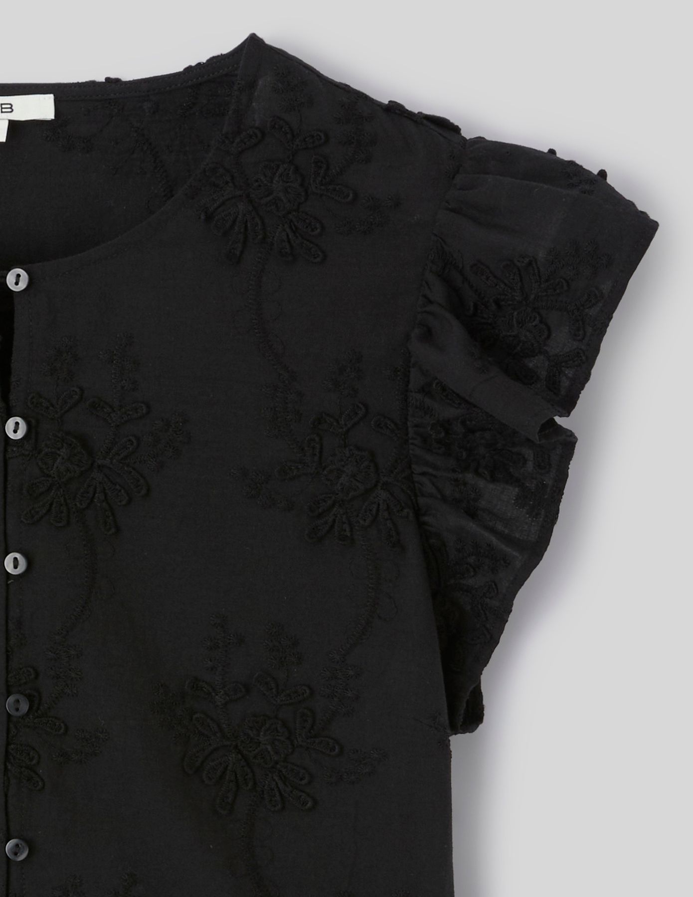 Blouse &agrave; volants