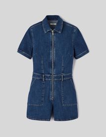 Combishort en jean