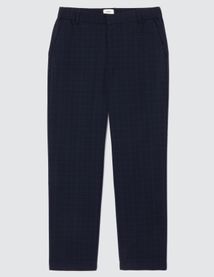 Pantalon de ville à carreaux