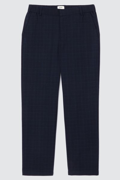 Pantalon de ville à carreaux