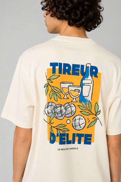 T-shirt imprim&eacute; devant/dos