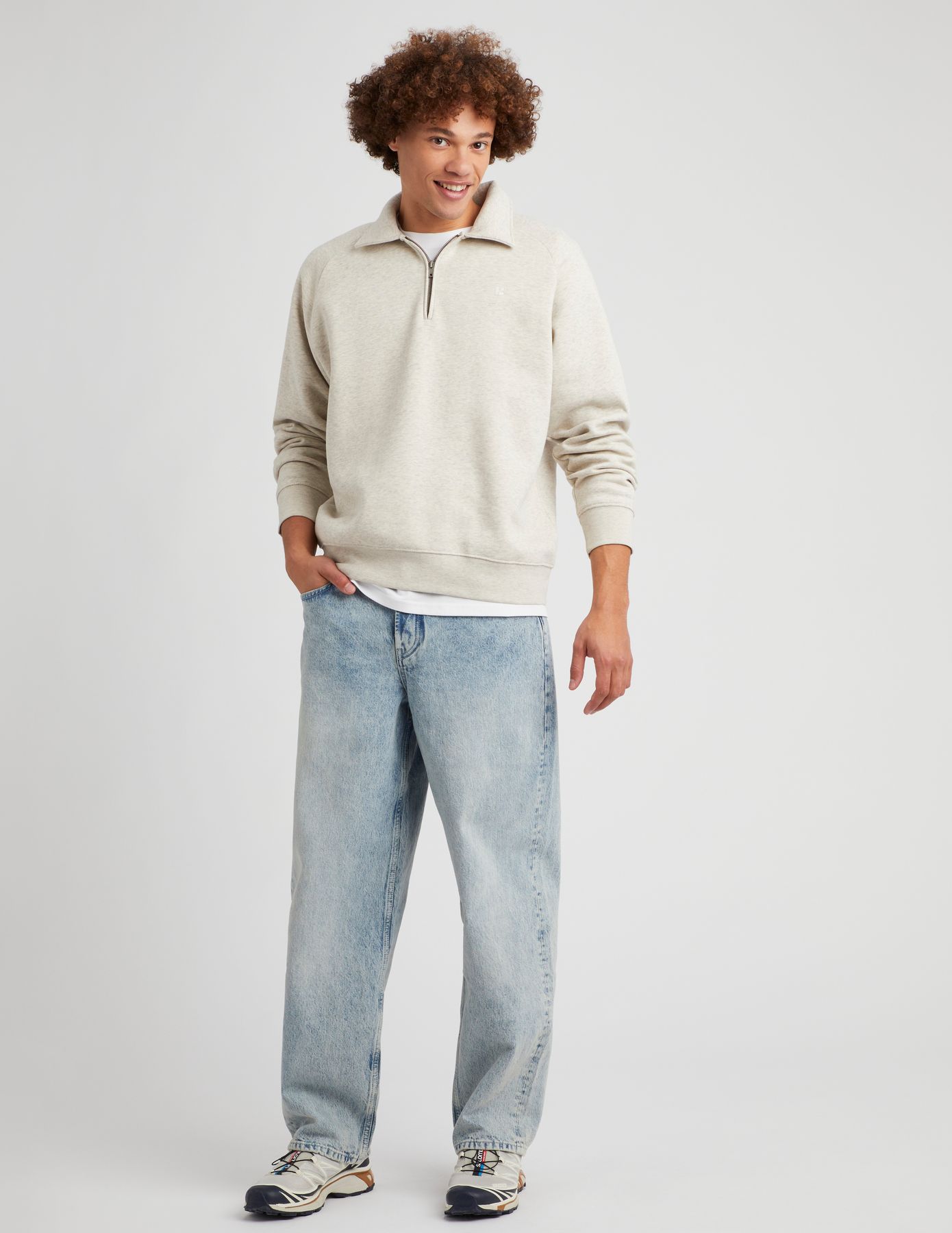 Sweat col polo