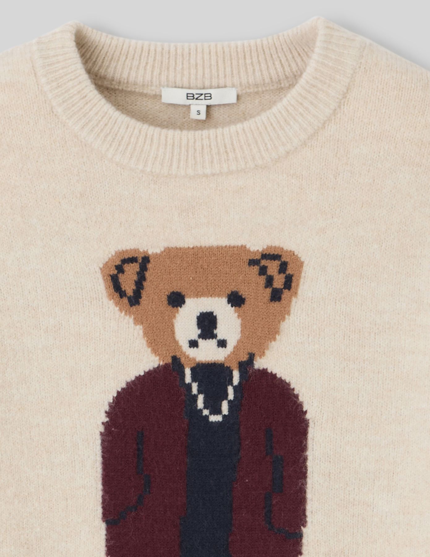 Pull jacquard ours
