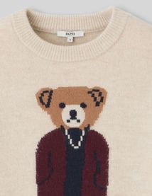 Pull jacquard ours