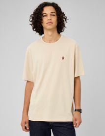 T-shirt broderie poitrine