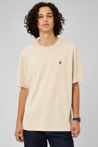 T-shirt broderie poitrine