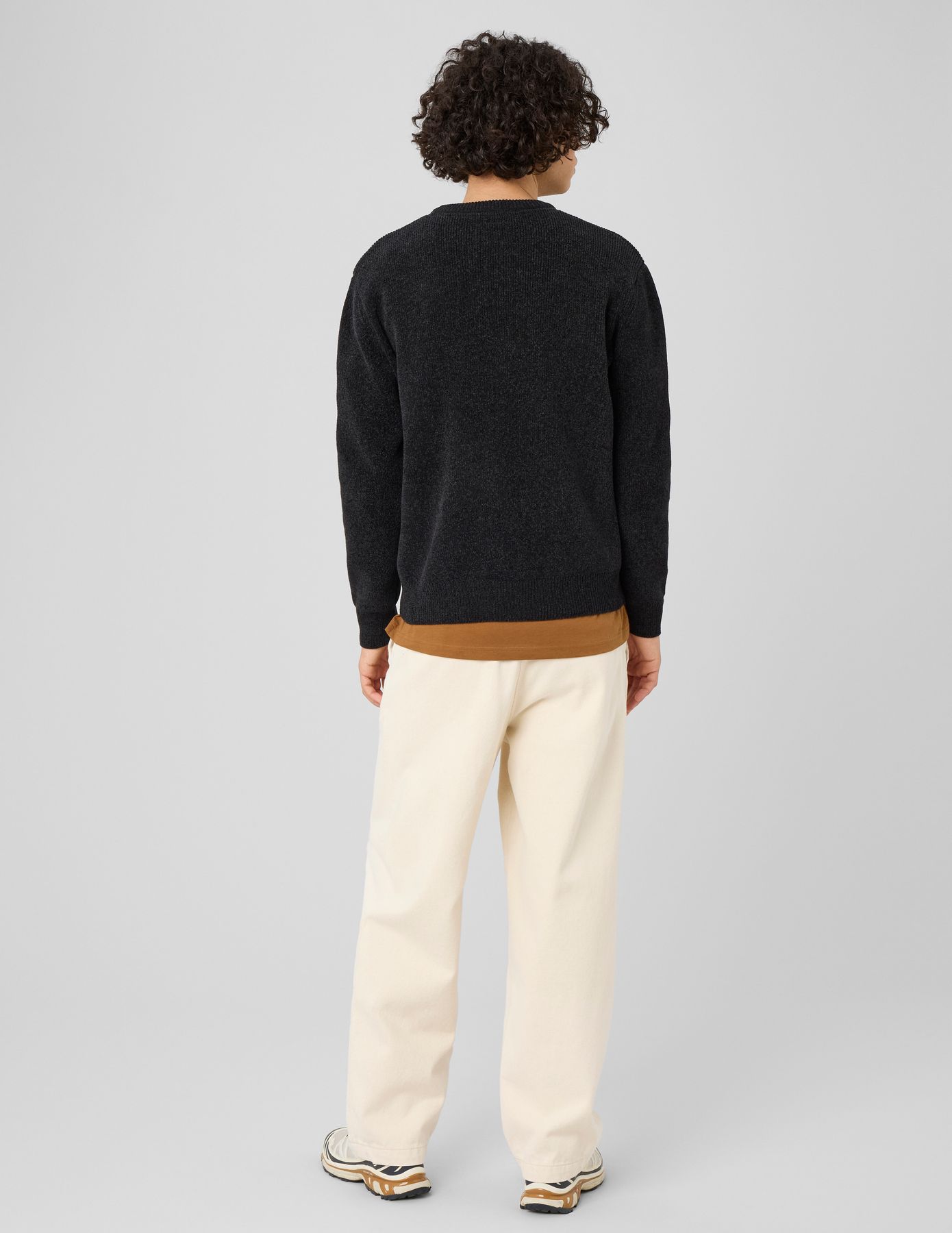 Pull maille chenille