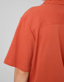Chemise waffle manches courtes