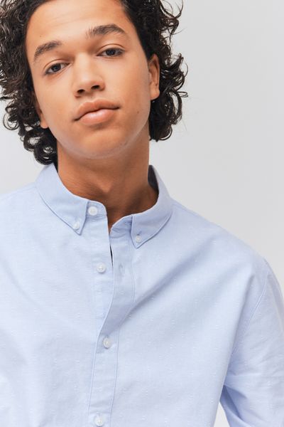 Chemise micro motif ajustée