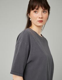 T-shirt oversize délavé