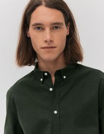 Chemise unie ajustée