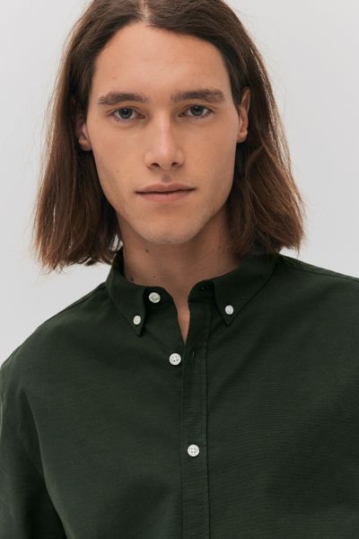 Chemise unie ajustée
