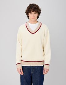 Pull col V contrast&eacute;