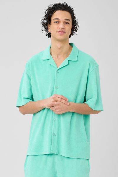Chemise manches courtes &eacute;ponge