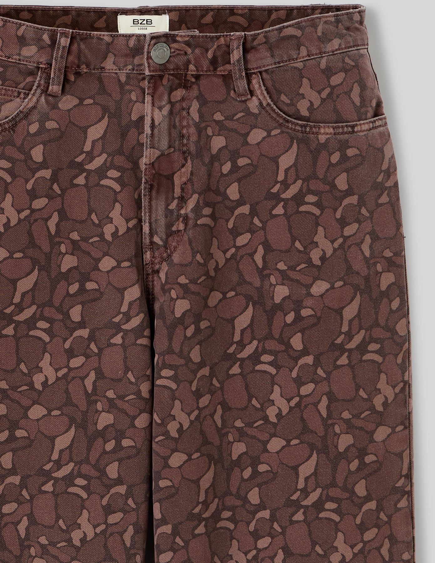 Pantalon loose imprimé